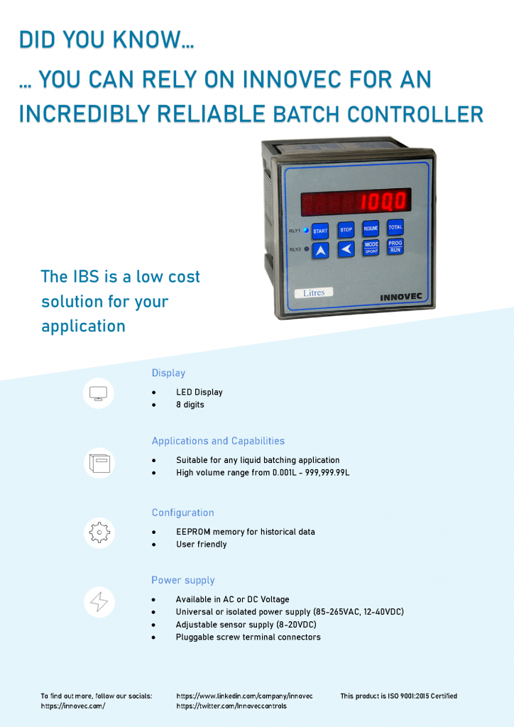 IBS Batch Controller Poster